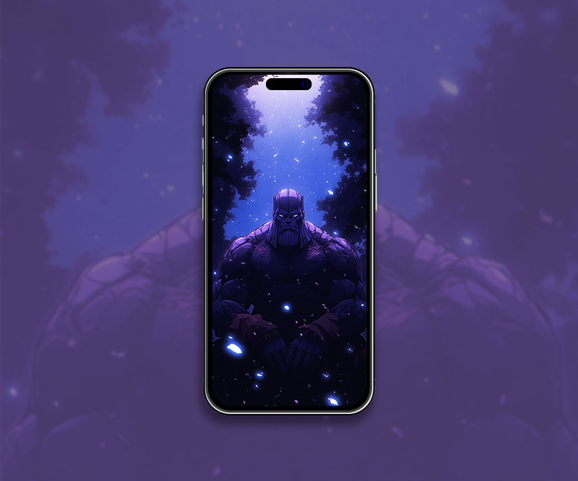 Fond d'écran violet esthétique Thanos Fond d'écran esthétique Marvel
