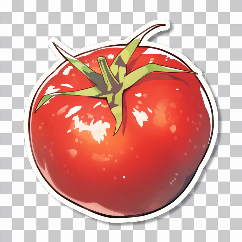 aesthetic red tomato sticker cover