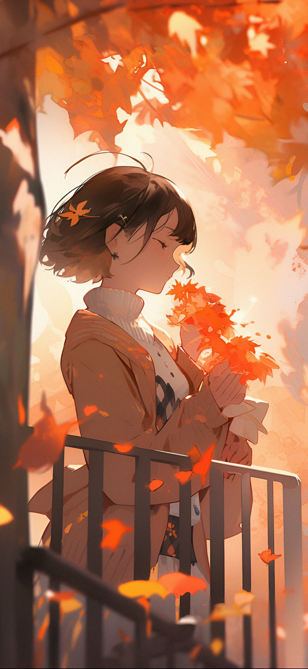 Anime Autumn Background by artgrazer on DeviantArt