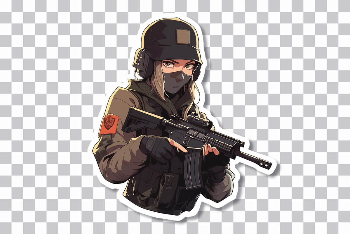 Download CS GO Mobile Armed Terrorist With Mask Wallpaper