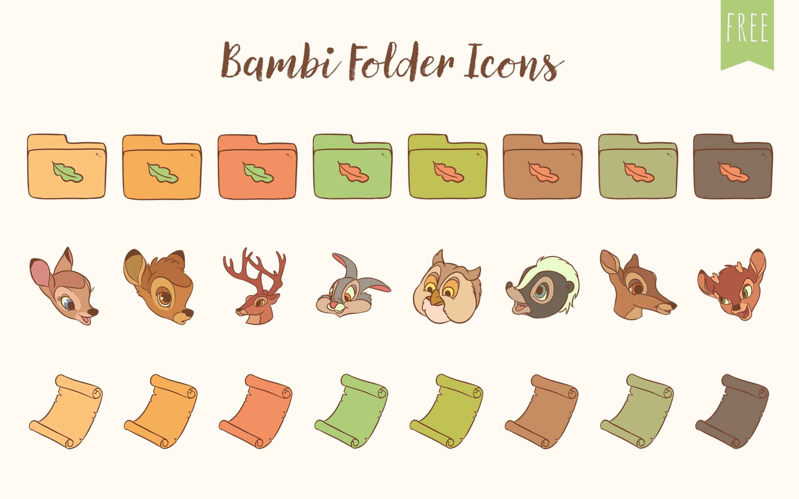 bambi folder icons 1
