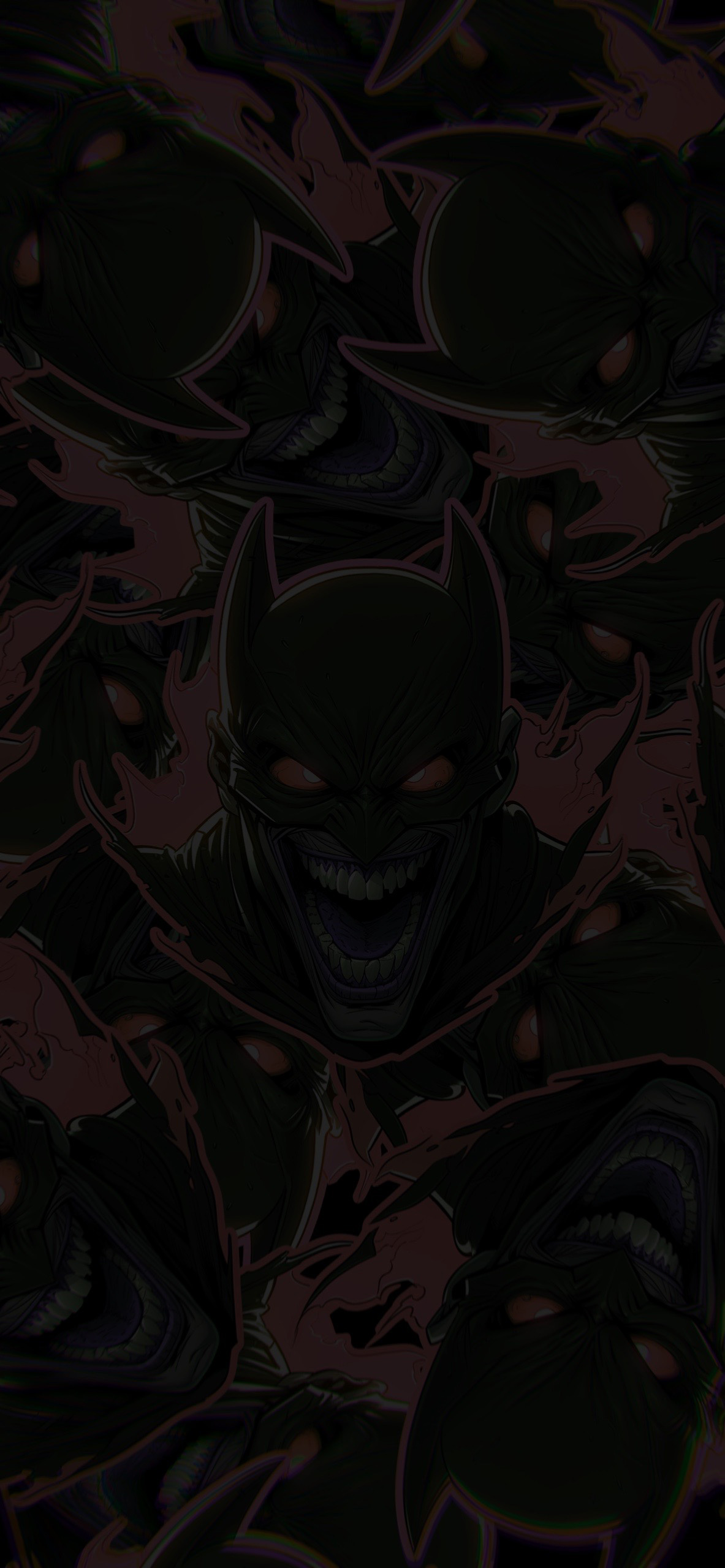 Batman and Joker Toxic Showdown: HD Phone Wallpaper