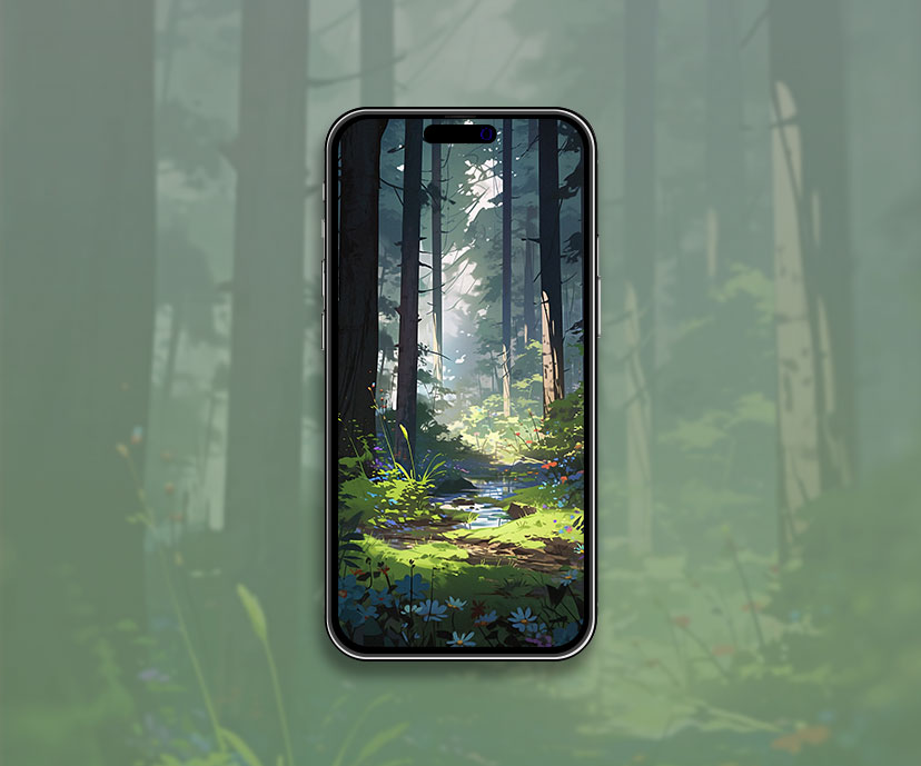 Beautiful forest aesthetic wallpaper Aesthetic nature wallpape