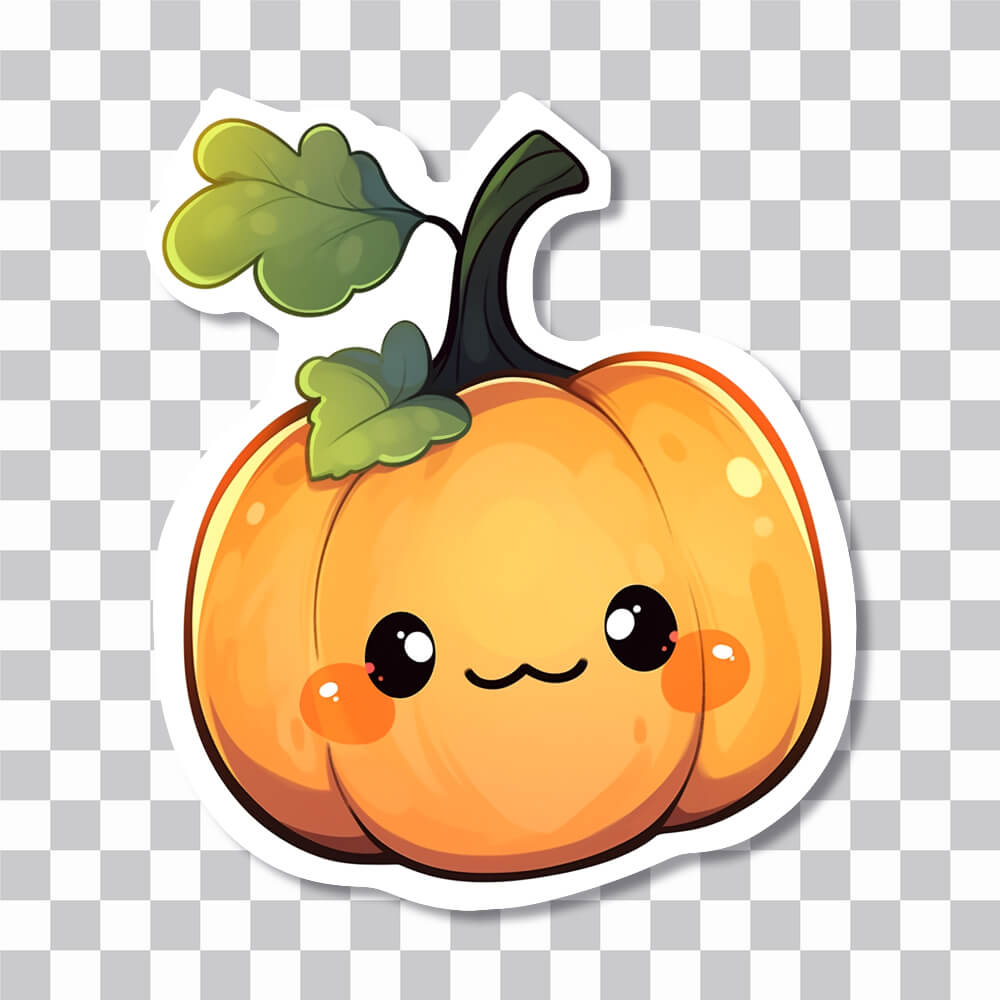 cute pumpkin sticker cover