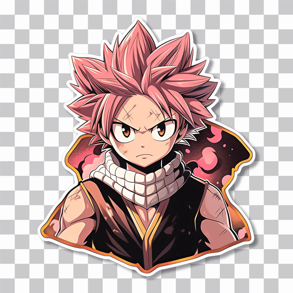 fairy tail aesthetic natsu dragneel sticker cover