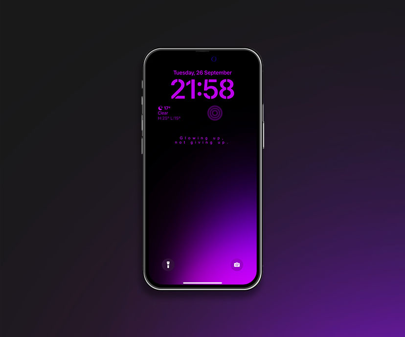 glowing up not giving up purple black wallpapers collection