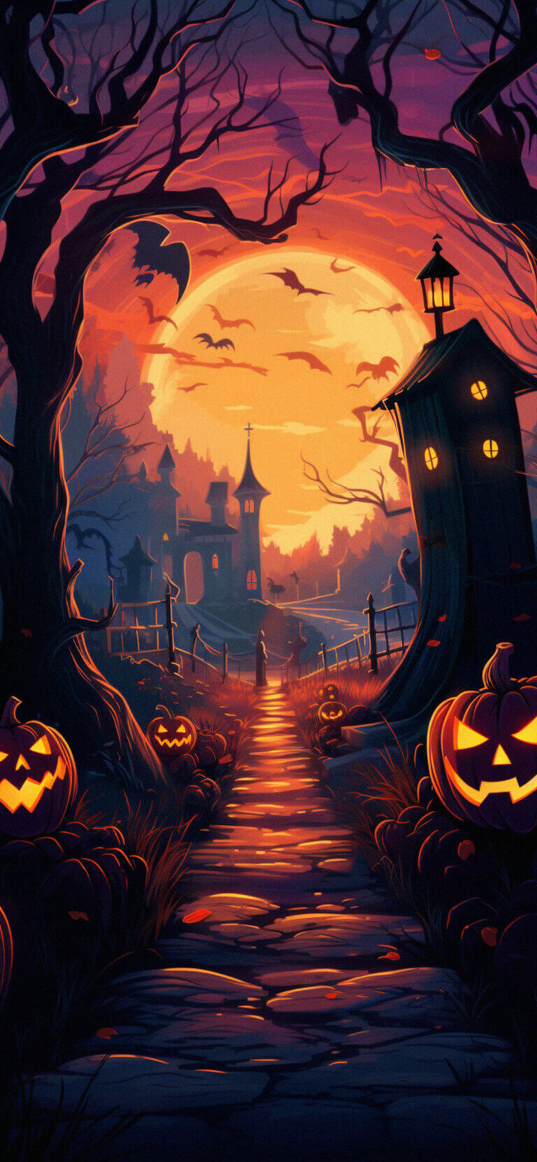 Halloween Cartoon Aesthetic Wallpapers - Halloween Wallpapers HD