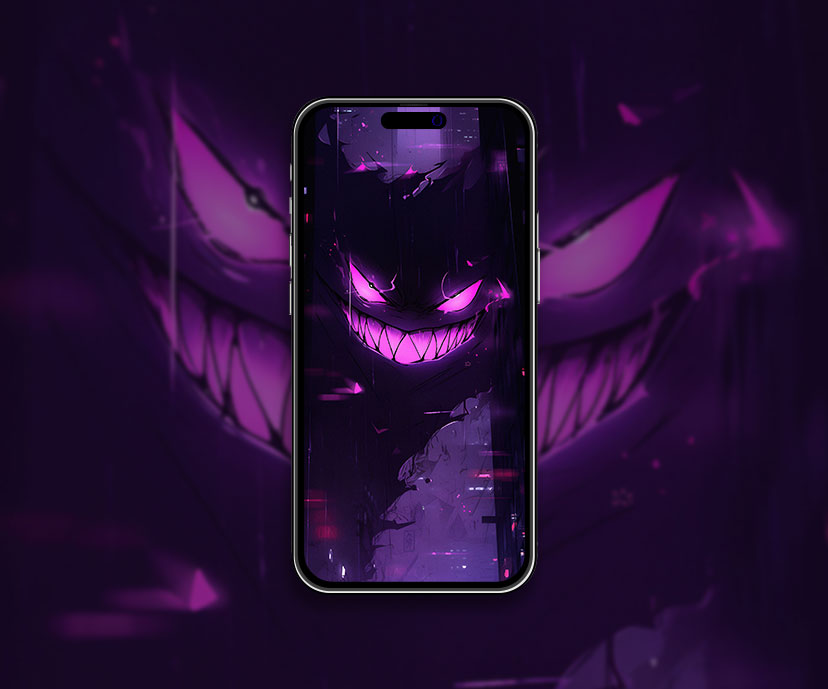 Halloween Smiling Ghost Purple Wallpaper Ghost Wallpaper for i