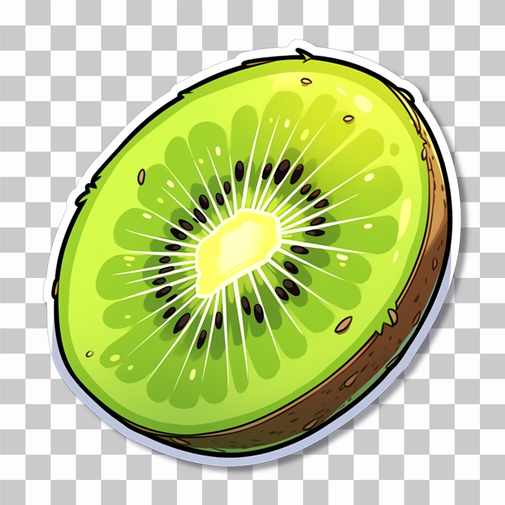 piece of kiwi aesthetic sticker cover