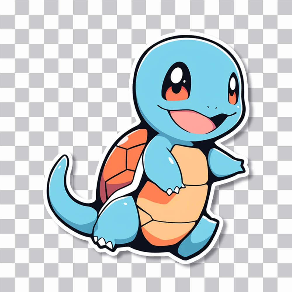 pokemon funny squirtle sticker cover