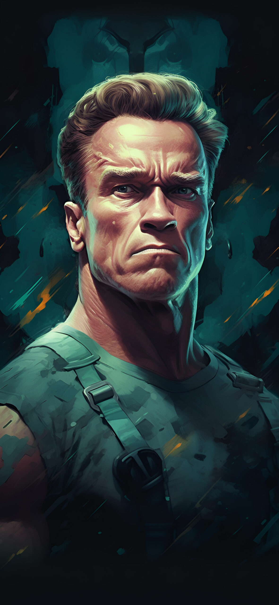 Arnold Schwarzenegger Dark Green Wallpaper Arnold Schwarzenegg