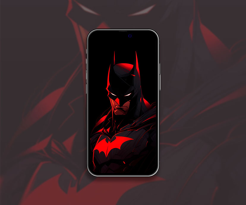 Fond d’écran noir et rouge batman DC batman fond d’écran pour iphone