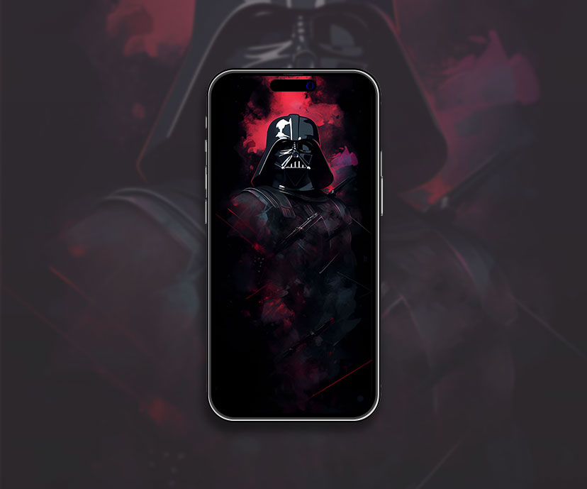 Dark Vader fond d’écran abstrait sombre Star wars esthétique wallpa