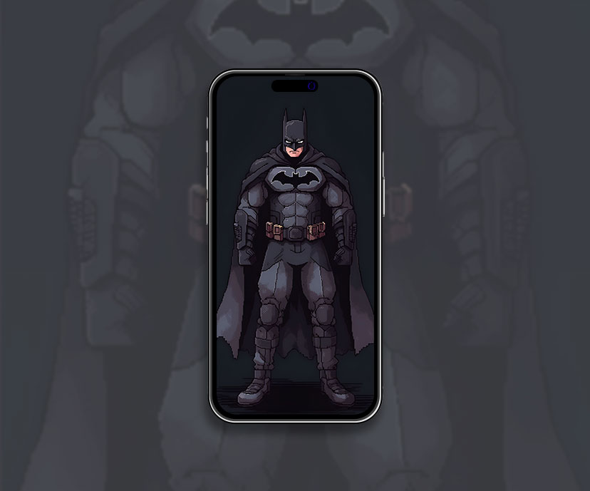 DC batman vintage pixel wallpaper Retro batman dark wallpaper