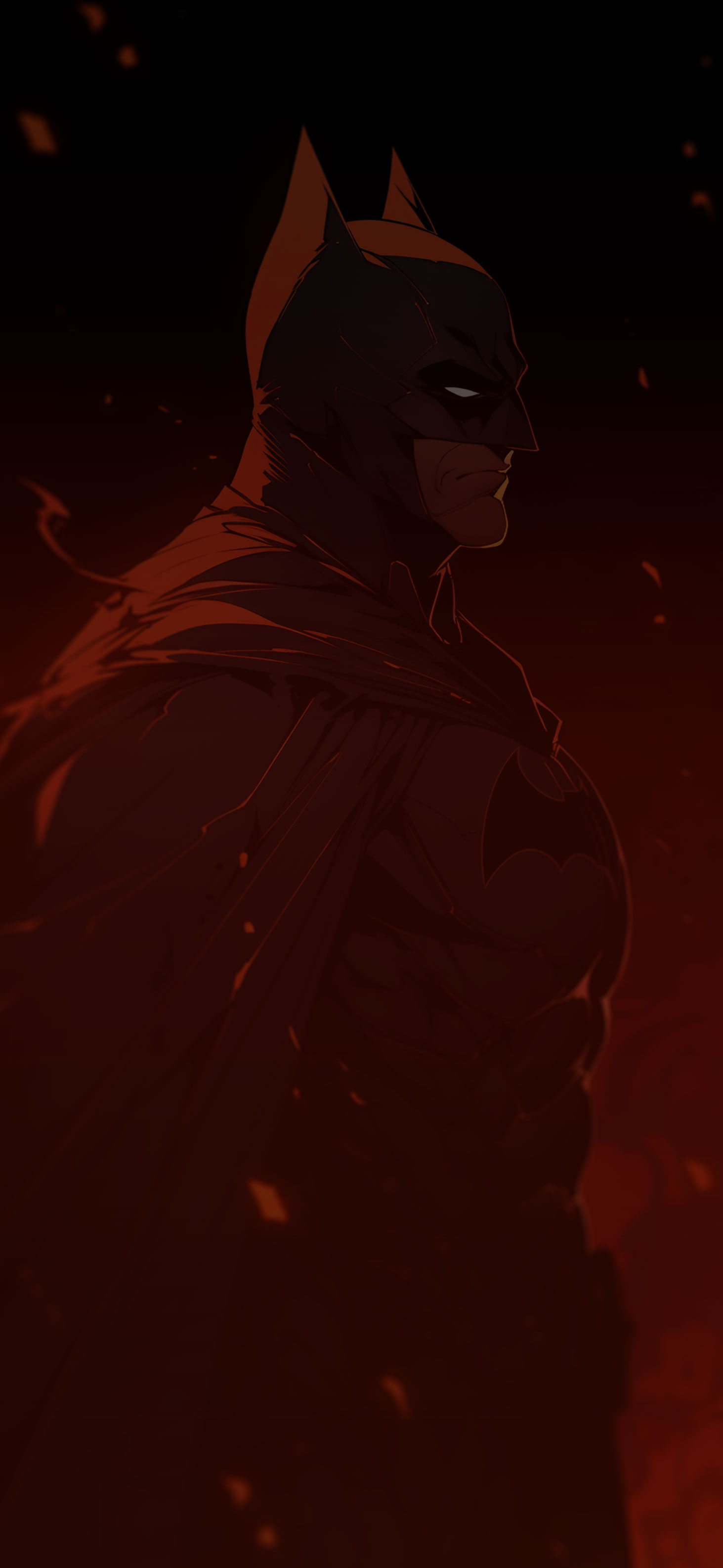 Batman sign Wallpaper 4K, Black background, DC Superheroes