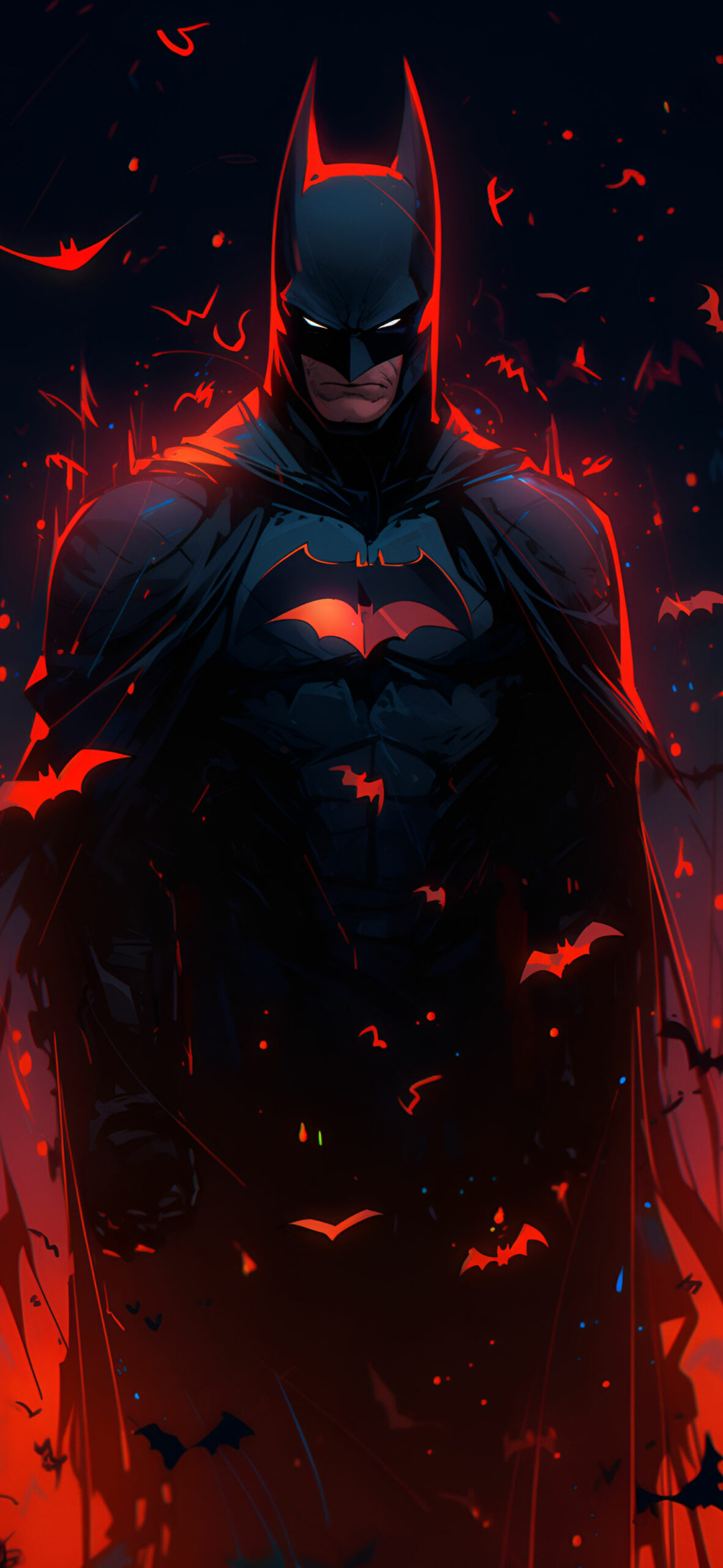 DC Comics Batman Dark & Red Wallpaper Batman Wallpaper for iPh