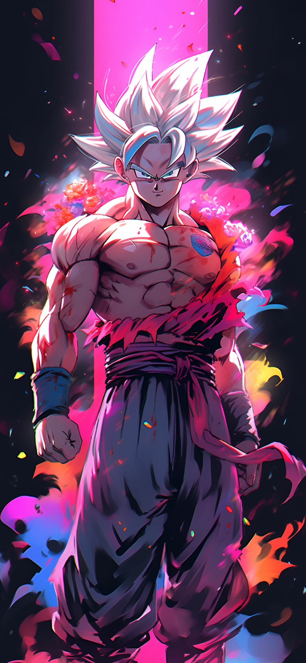 Goku black, goku aesthetic, anime, HD phone wallpaper