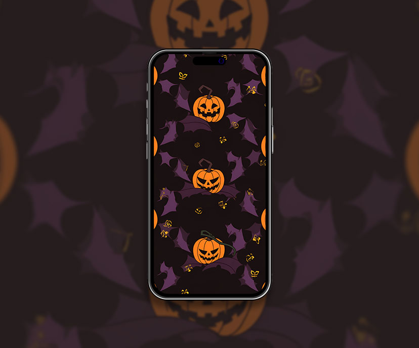 Halloween Pumpkin Pattern Wallpaper Halloween Wallpaper for iP