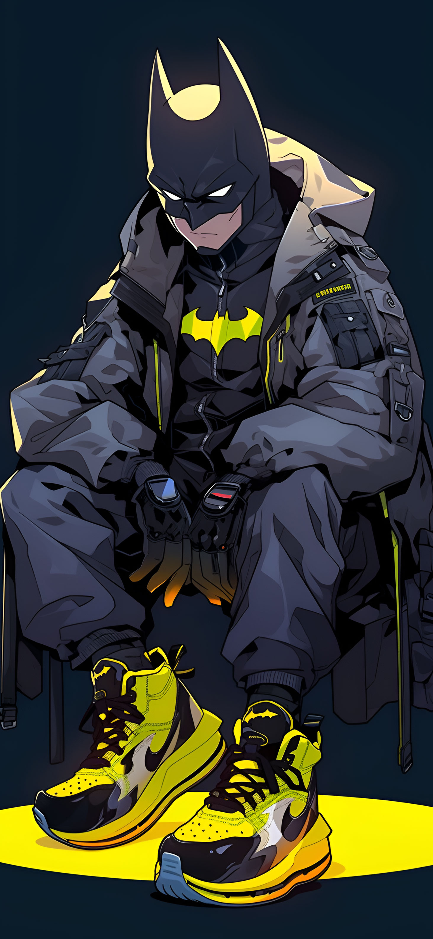 Download Cool Batman Black Desktop Wallpaper