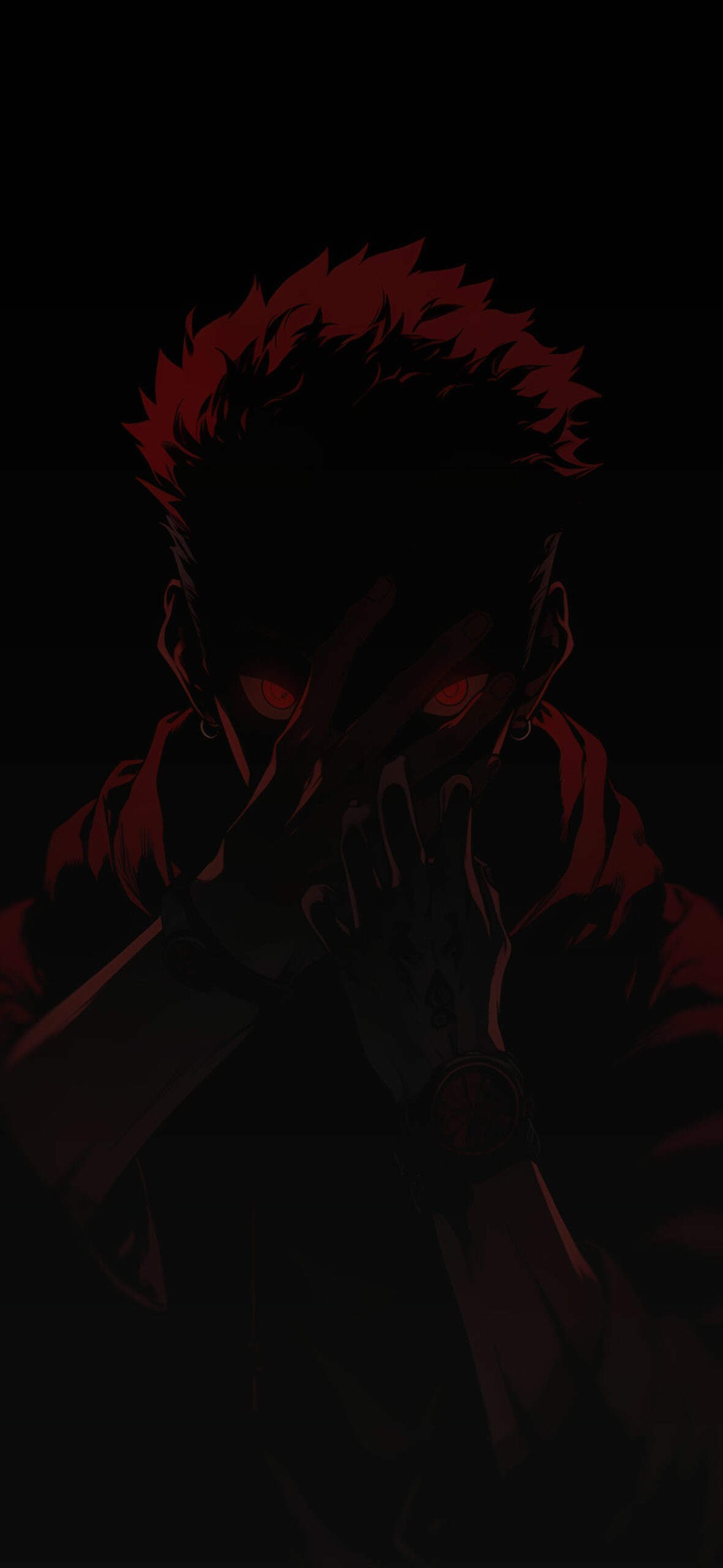 Download A mysterious dark anime boy with style. Wallpaper