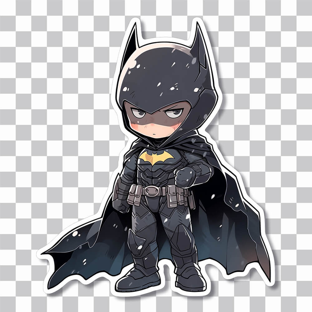 kid batman dc comics sticker cover