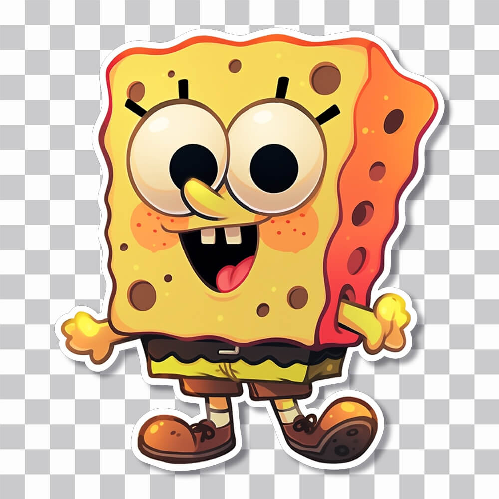 kid spongebob squarepants sticker cover