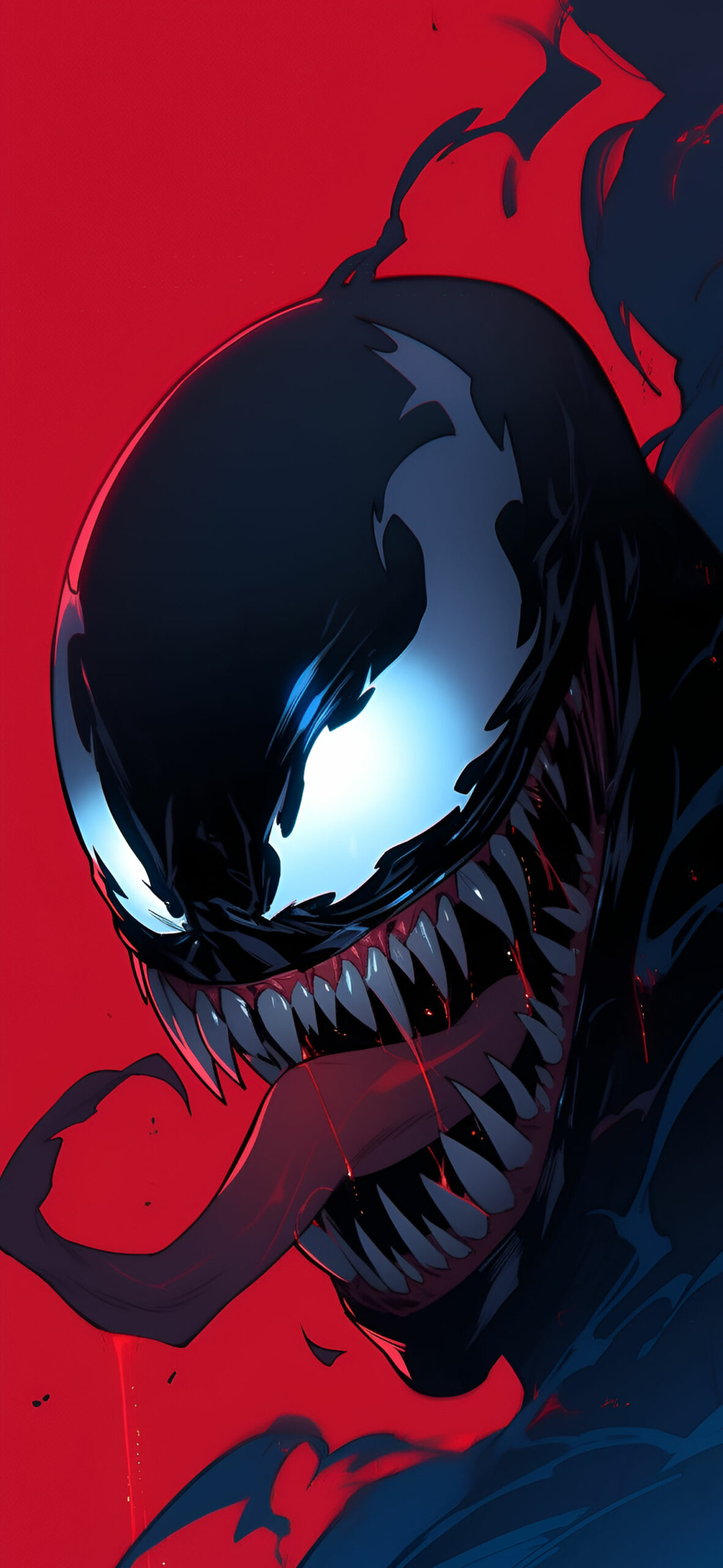 Marvel Scary Venom Red Wallpaper Venom Wallpaper for iPhone