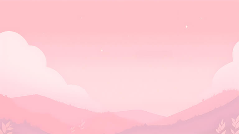 Cubierta de fondo de escritorio minimalista minimalista del paisaje del cielo rosa