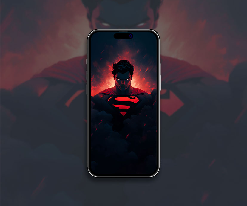 Sinister superman dark wallpaper DC art wallpaper fpr iphone