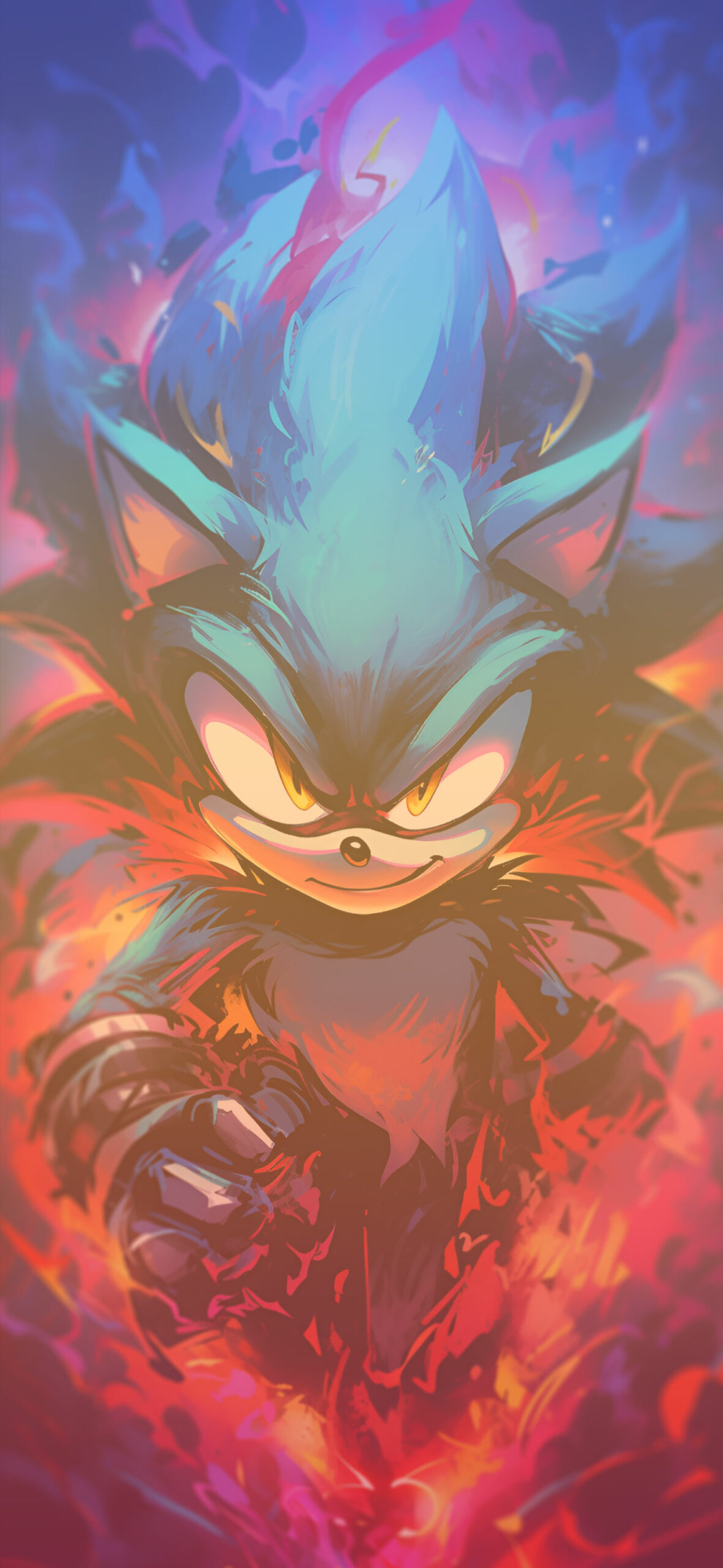 Sonic the Hedgehog Colorful Art Wallpaper Sonic Wallpaper for