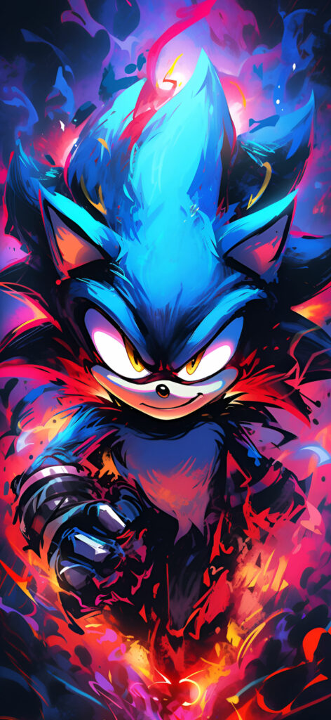 Sonic the Hedgehog Colorful Art Wallpaper - Sonic Wallpaper iPhone