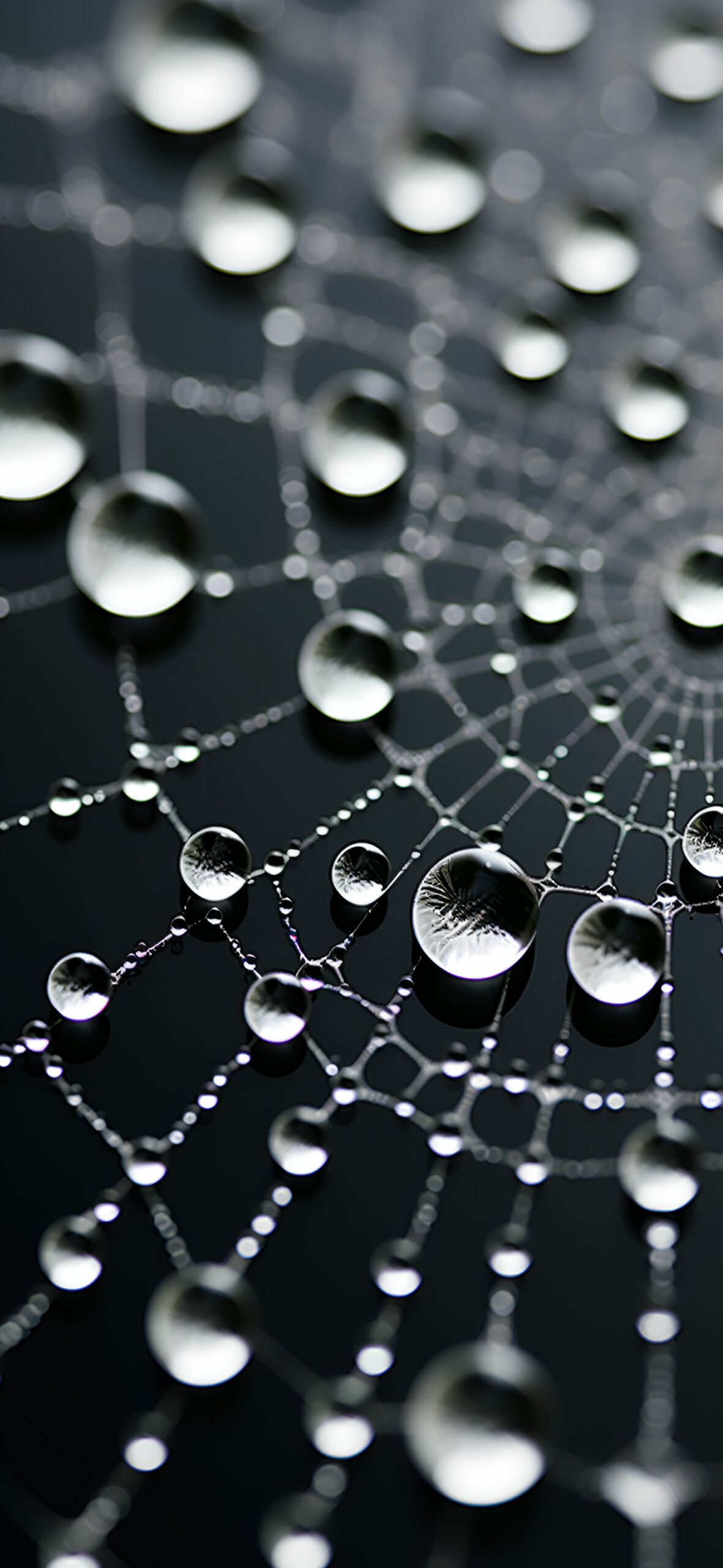 Spider Web in Morning Dew Wallpaper Spider Web Wallpaper for i