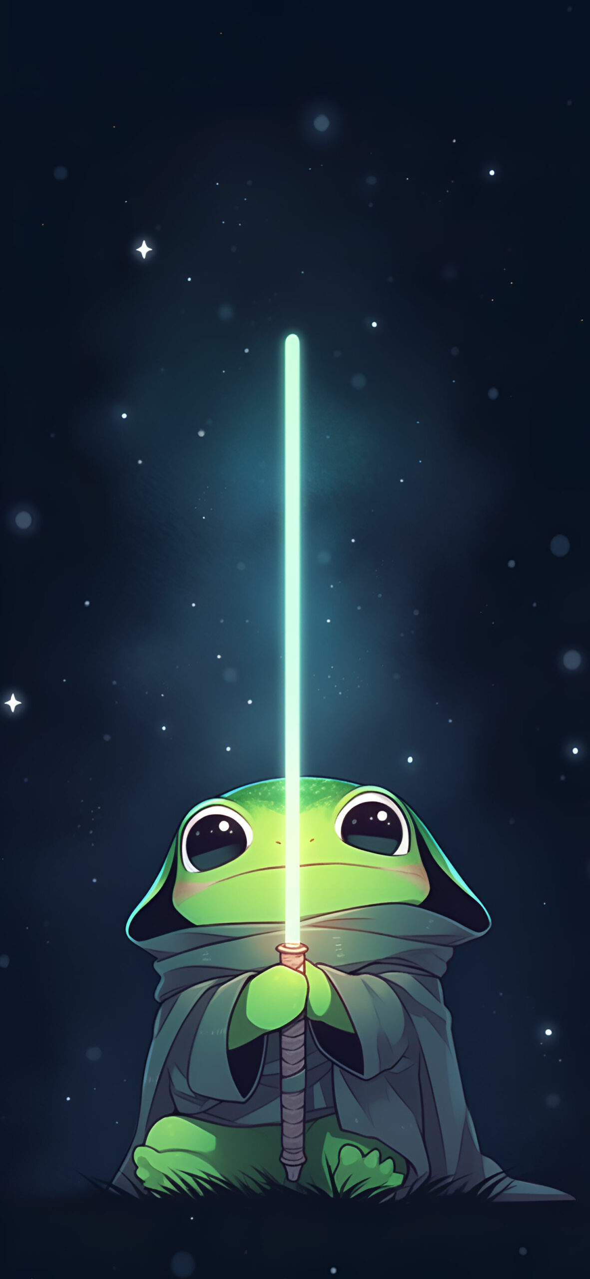 Star wars cute frog jedi wallpaper Free fantastic wallpaper ip