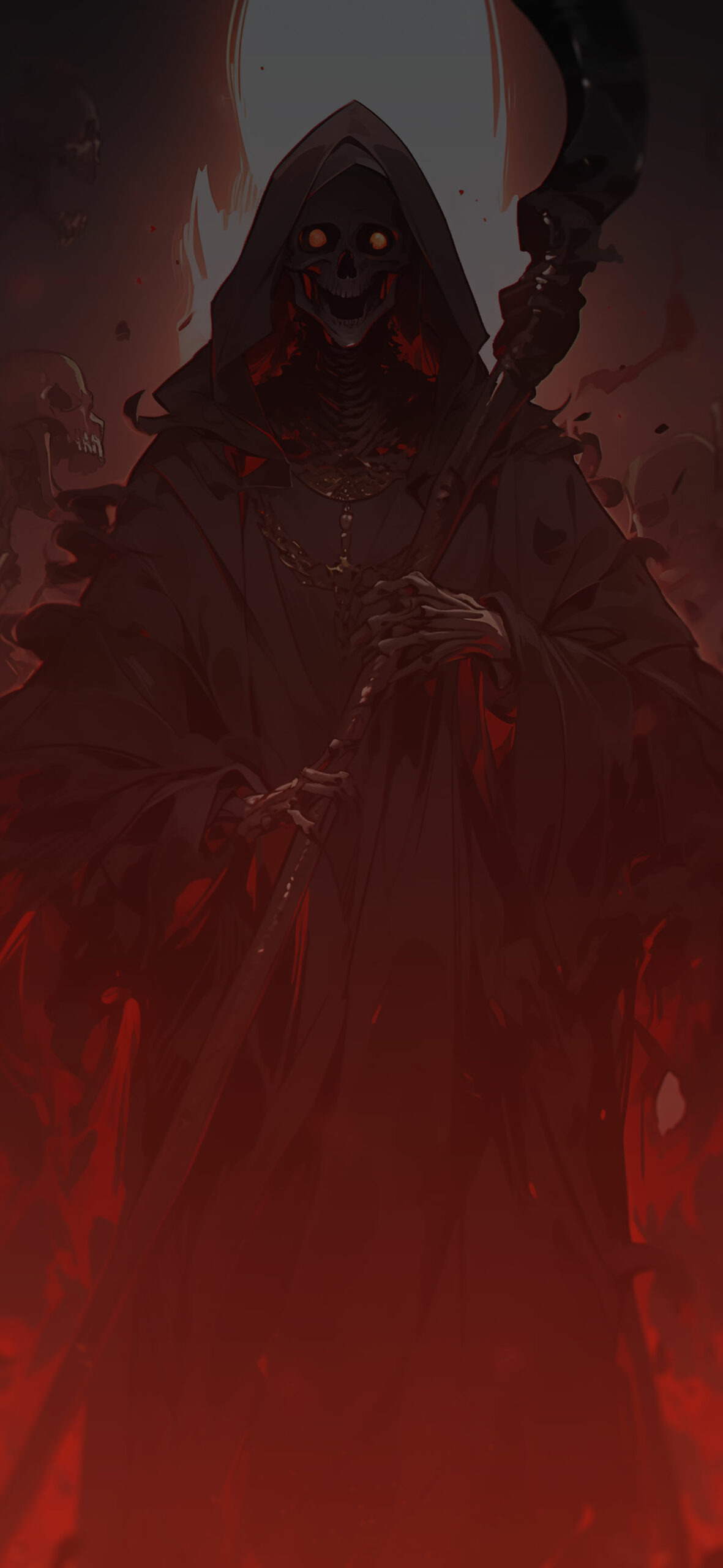 The grim reaper creepy wallpaper Death wallpaper aesthetic 4K