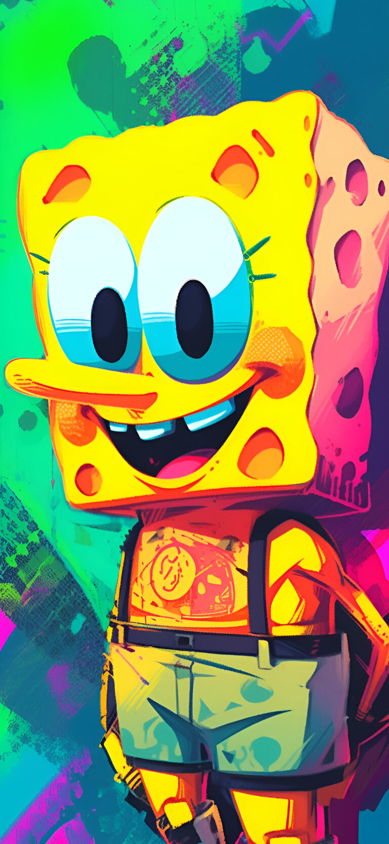 Trippy SpongeBob Art Wallpapers - Cartoon Wallpapers for iPhone