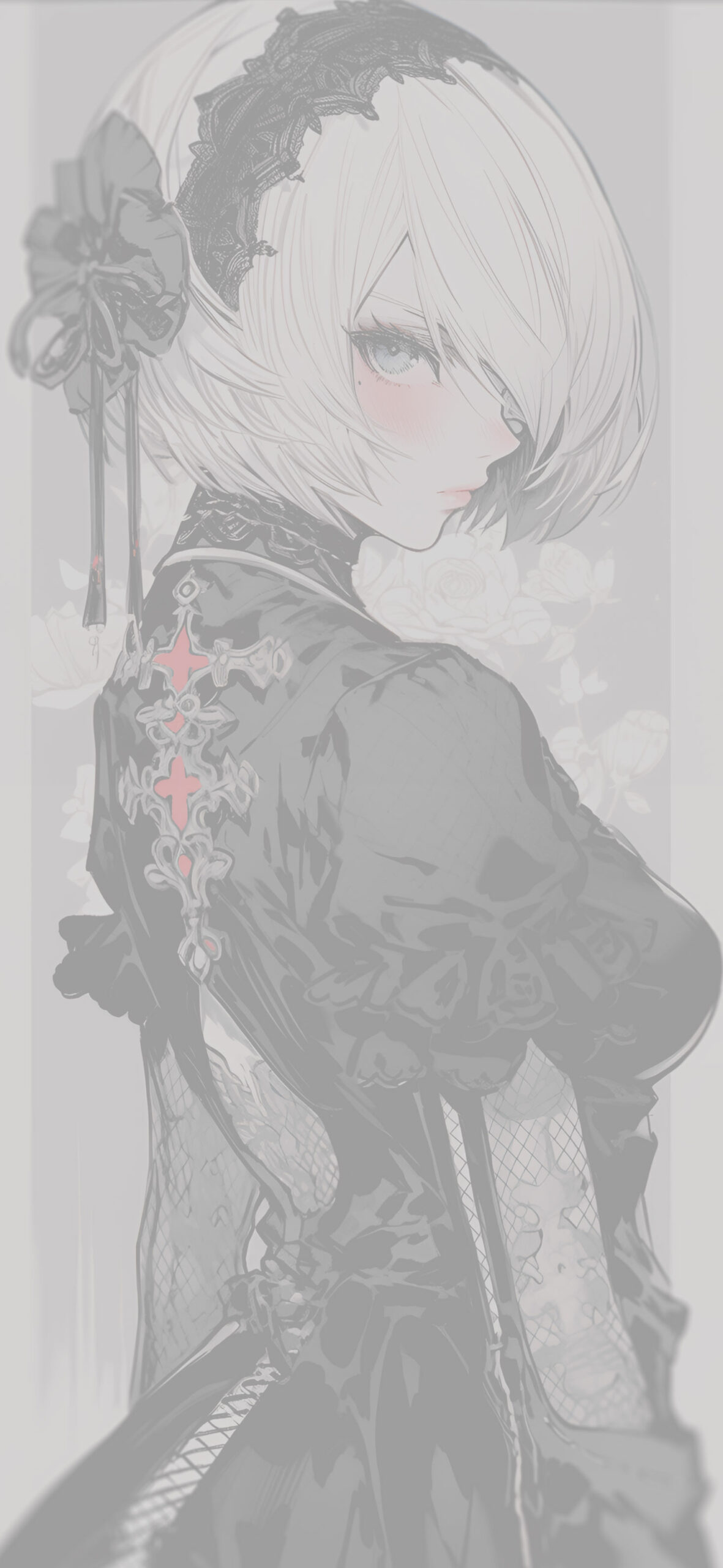 Yorha n 2 type b with intricate details wallpaper Cool anime w