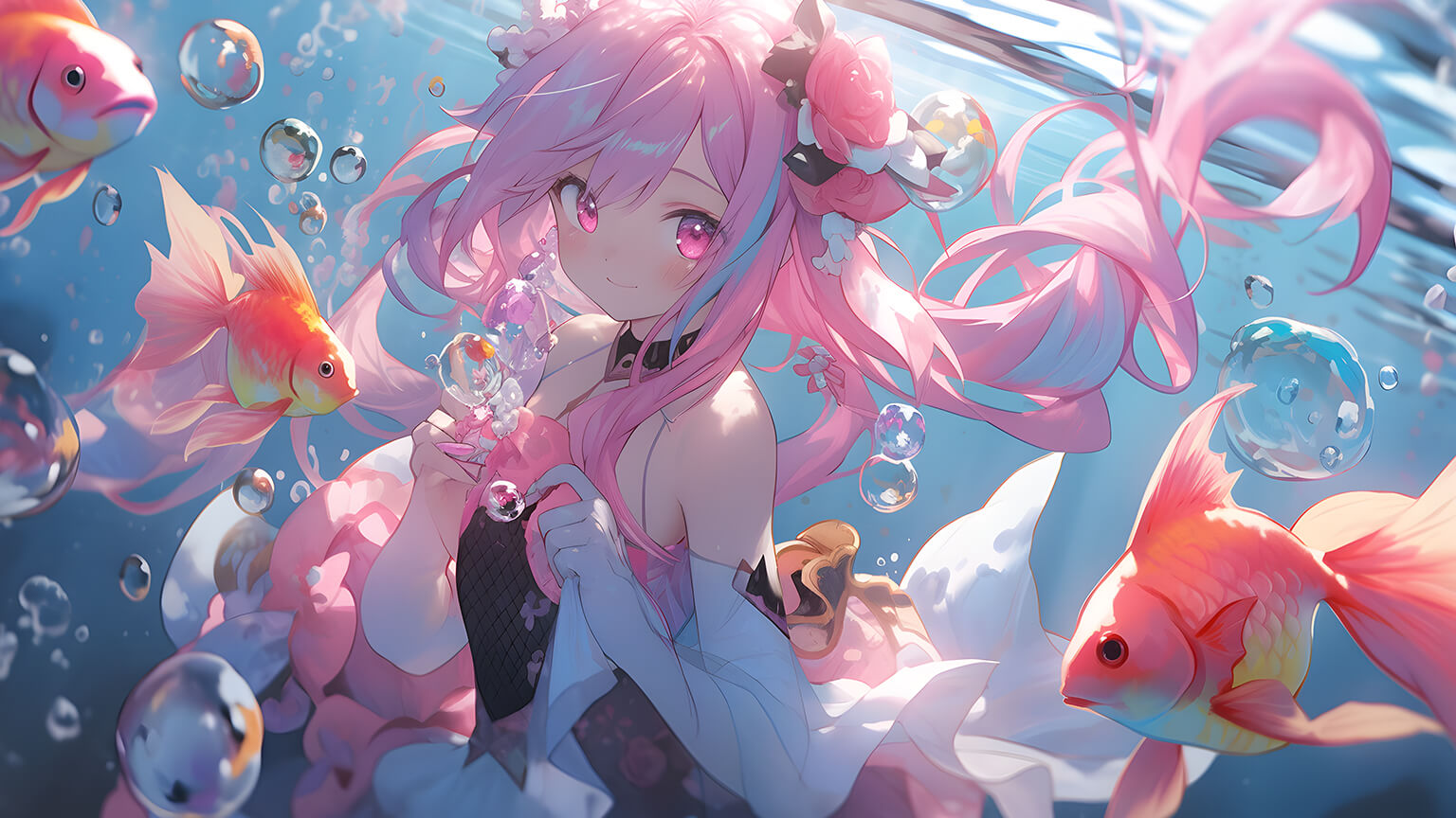 Underwater - Anime Girls Wallpapers and Images - Desktop Nexus Groups