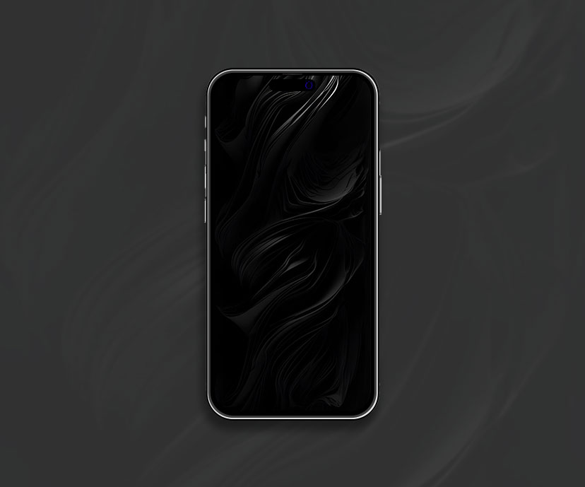 Captivating total black abstract wallpaper Cool dark aesthetic