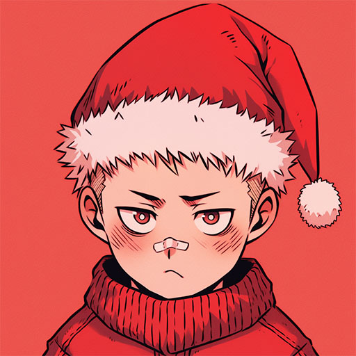 christmas anime pfp 06
