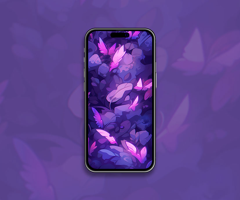 Cool mystérieux fond d’écran esthétique violet art pourpre esthétique