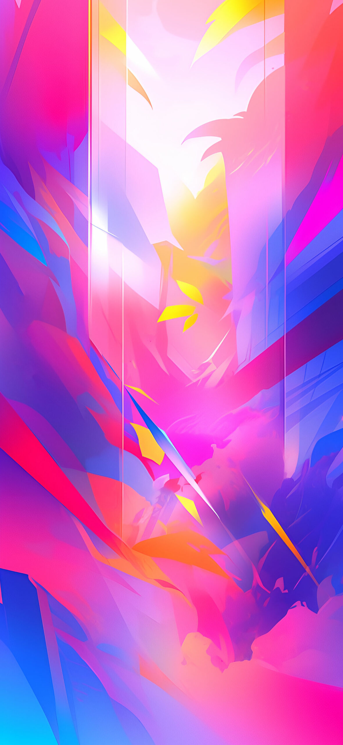 Creative lines abstract wallpaper Colorful art aesthetic wall