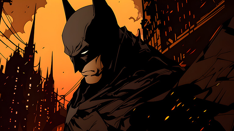 dc comics batman brown desktop wallpaper cover