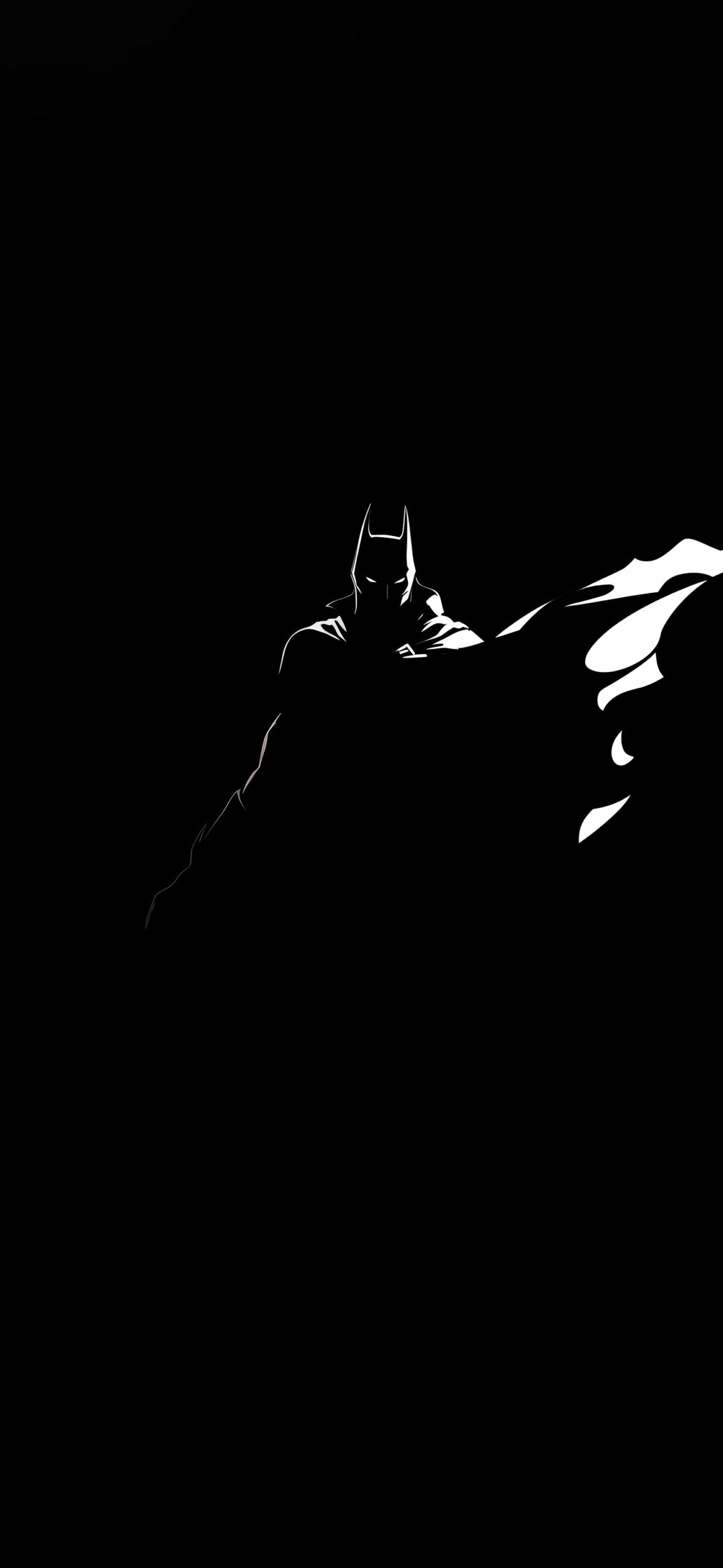 DC mysterious black & white batman silhouette wallpaper Cool c