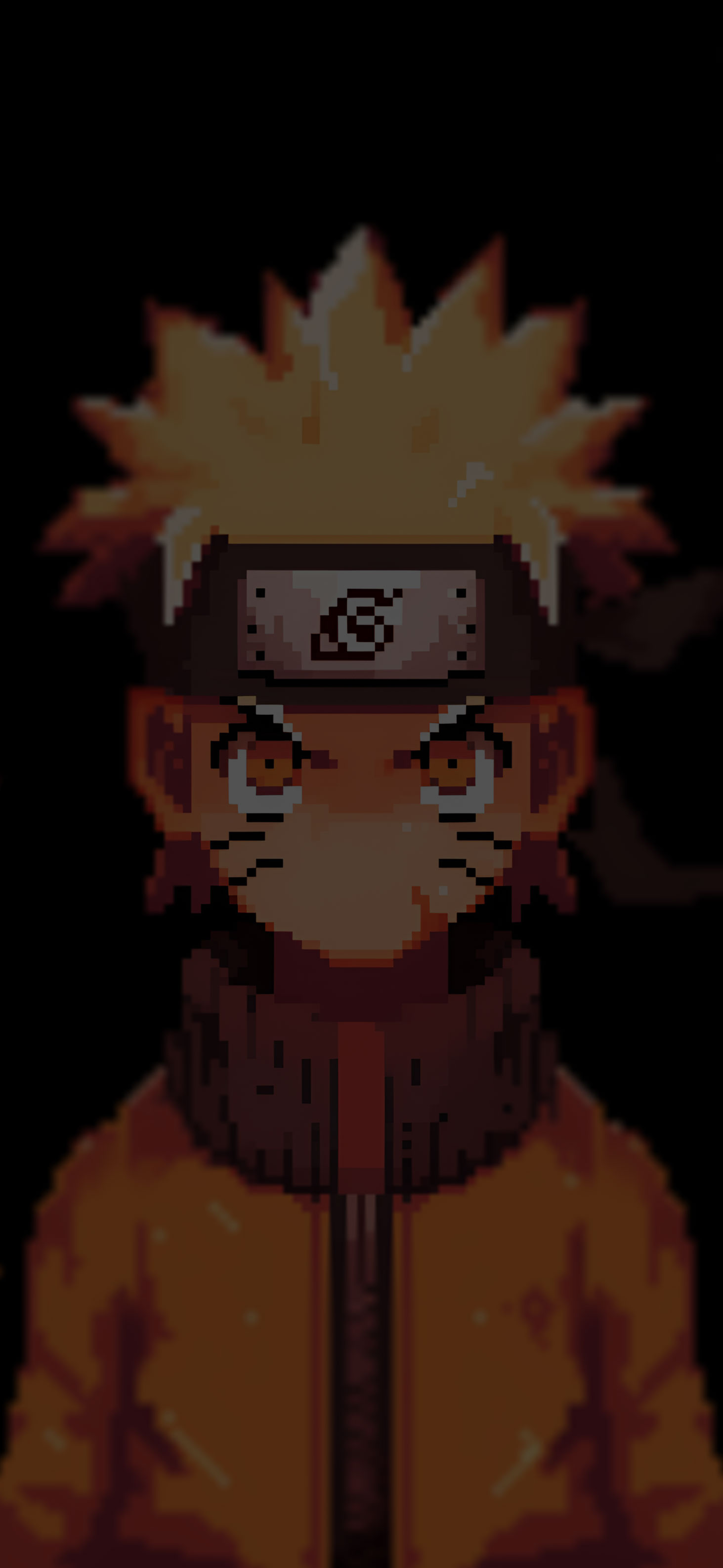 Gloomy Naruto Pixel Wallpapers - Best Anime Wallpapers for iPhone