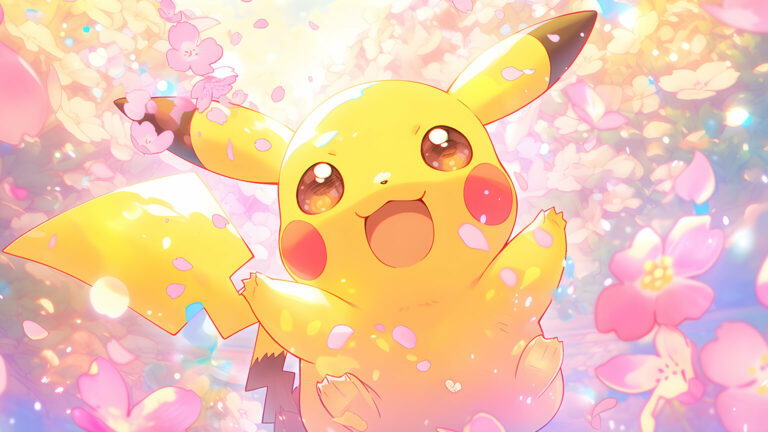 Happy Pikachu Pokémon Desktop Wallpaper - Pikachu Wallpaper