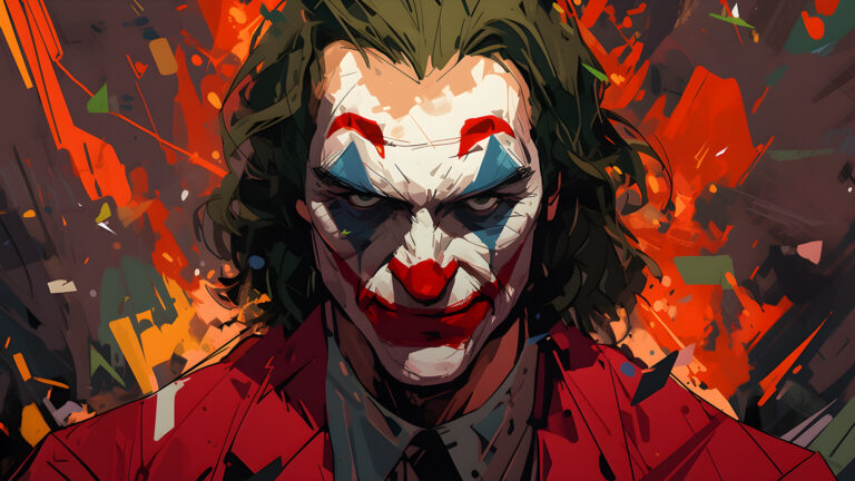 Joker Joaquin Phoenix Art Desktop Wallpaper - Joker Wallpaper 4K