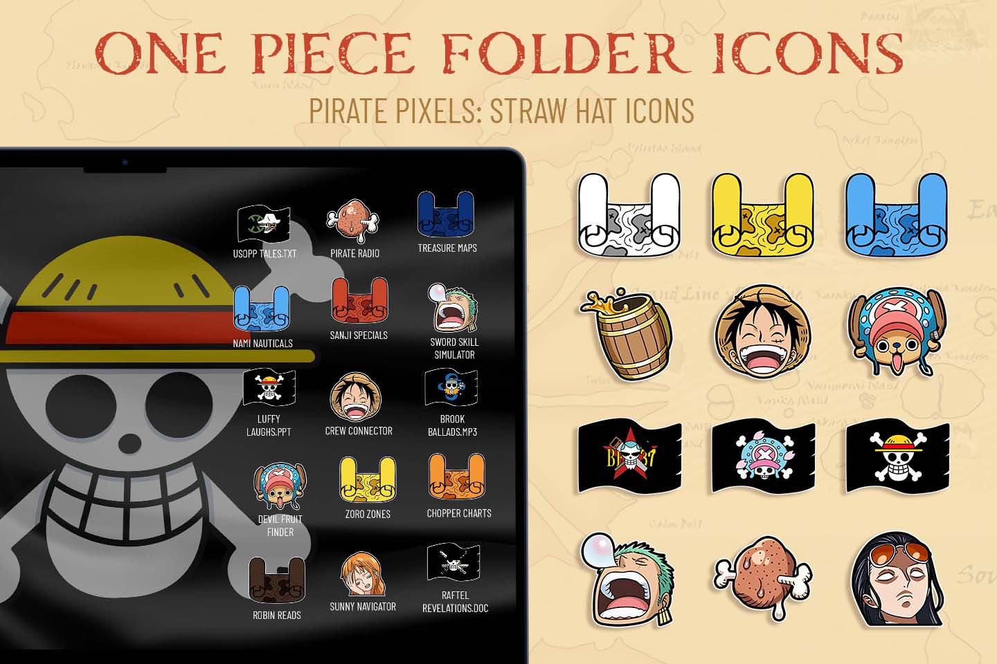 one piece folder icons pack