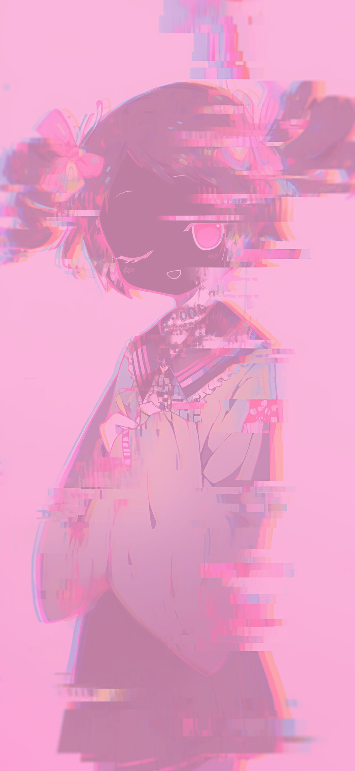 Premium Vector | Pixel art set isolated anime girl