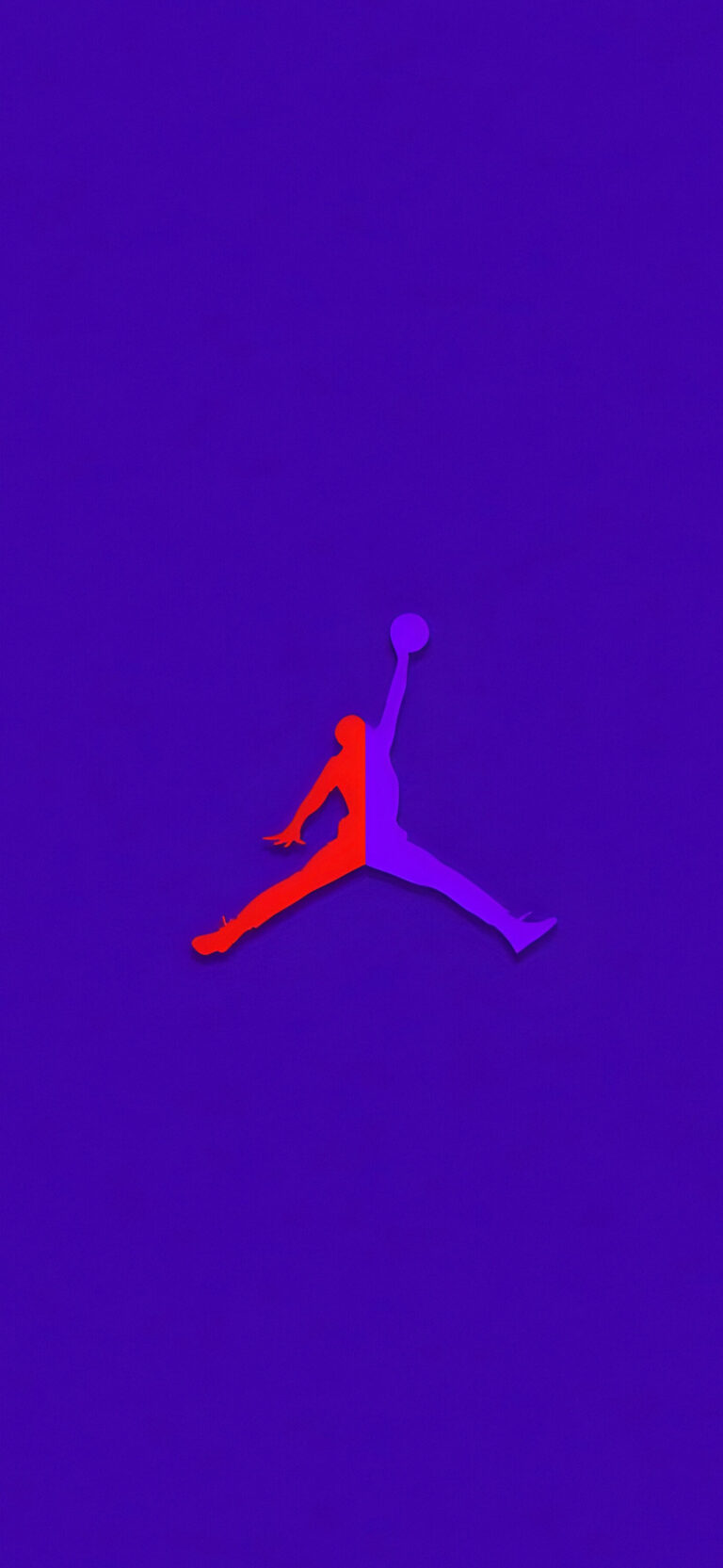 Red-Purple Air Jordan Logo Art Wallpapers - Epic Wallpapers iPhone