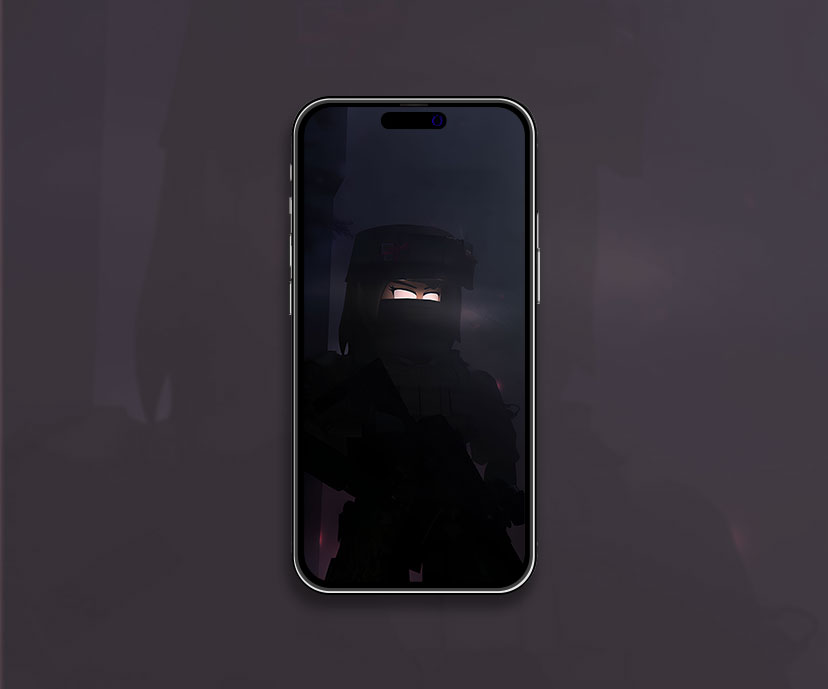 Roblox soldier dark wallpaper Game aesthetic wallpaper iphone